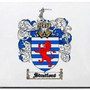 Stratford Family Shield / Coat Of Arms Mouse Pad In China For Sale