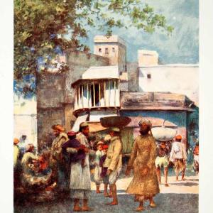 1912 Color Print Agra Capital Hindustan India Yamuna Uttar Pradesh Menpes XGEB8 Discount Release Dates