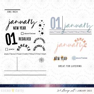 Nordic Skies Stamps from Memory Keeping Kits January 2023 Discount Wholesale