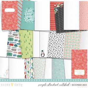 Let It Snow SimpleDaisy Notebook December 2023 Free Shipping 2025 New