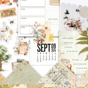 Little Bee Cottage Clear Calendar Card - September 2024 Buy Cheap Inexpensive