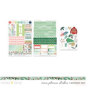 Frost & Frolic Stickers from Main Planner December 2022 Free Shipping 100% Guaranteed
