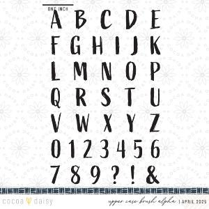 Serenity "Upper Case Serenity" Stamp Set - April 2025 Cheap Sale Low Pice