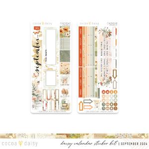 Little Bee Cottage Calendar Stickers for Daisy Weeks September 2024 Buy Online Cheap