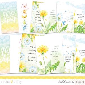 Dandelion Wishes Day Planner Dashboards  April 2023 How Much Online