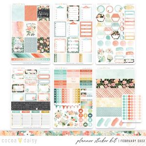 Elegance Blooms Planner Sticker Kit February 2022 Sale Explore