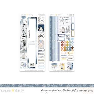Nordic Nights Calendar Stickers for Daisy Weeks - January 2025 Buy Cheap Release Dates