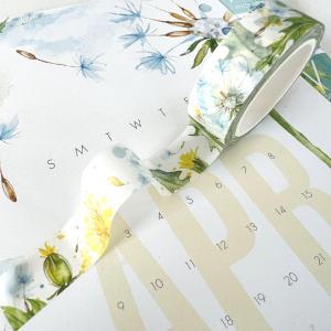 Dandelion Wishes Main Planner Washi April 2023 Original For Sale