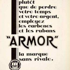 1926 Ad Armor Francis Vareddes Typewriter Ribbons Carbon Paper Typing VEN4 Buy Cheap Pices