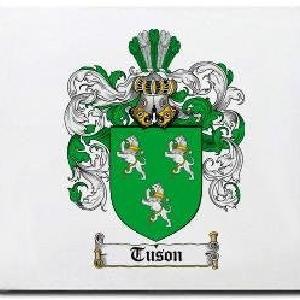 Tuson Family Shield / Coat Of Arms Mouse Pad Outlet Exclusive
