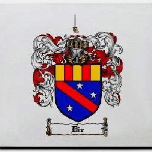 Dix Family Shield / Coat Of Arms Mouse Pad Wholesale Pice Cheap Pice