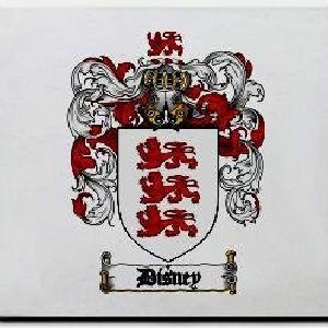 Disney Family Shield / Coat Of Arms Mouse Pad With Paypal Online