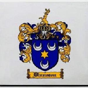 Dinnesen Family Shield / Coat Of Arms Mouse Pad Discount 2025 New