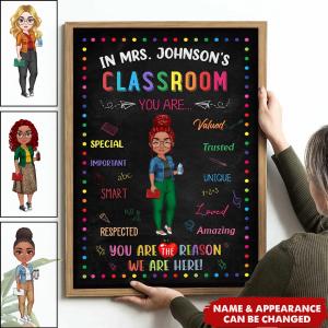 In This Classroom You Are - Personalized Poster Outlet Original