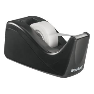 Scotch Desktop Tape Dispenser C60-BK, Black Two-Tone Fast Delivery Sale Online