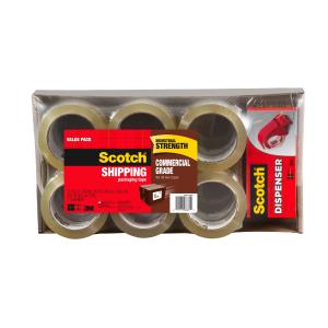 Scotch Commercial Grade Shipping Packaging Tape 3750-12-DP3 Sale 2025 Newest