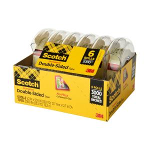 Scotch Double Sided Tape 6137H-2PC-MP 1/2 in x 500 in Clearance Best Store To Get