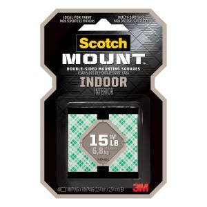 Scotch-Mount Indoor Double-Sided Mounting Squares 111H-SQ-48, 1 in x 1 in Buy Cheap Cost