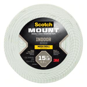 Scotch-Mount Indoor Double-Sided Mounting Tape 110H-MR, 3/4 in x 38 yd Cheap Best Pices