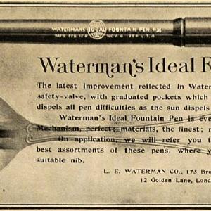 1903 Ad Spoon Feed Watermans Ideal Fountain Pen Company - ORIGINAL TOM3 Online Cheap Pice
