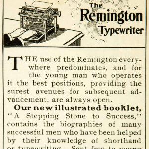 1903 Ad Remington Typewriter Shorthand Writing 327 Broadway NY Office YYC2 Very Cheap Cheap Online
