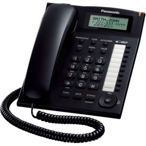 Panasonic KX-TS880B Dect_6.0 Integrated Corded Phone, Black Clearance Big Sale