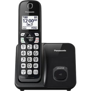 Panasonic KX-TGD510B Expandable Cordless Phone With Call Block, Black Discount For Sale