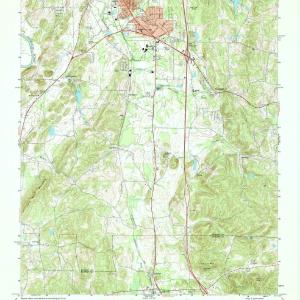 1972 Calhoun, GA - Georgia - USGS Topographic Map v2 Explore