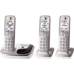 Panasonic KX-TGD213N Expandable Digital Cordless Phone with 3 Handsets Sale Choice