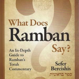 What Does Ramban Say - Sefer Bereishis Sale Amazing Pice
