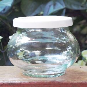 1 x 220ml Deco Jar with WHITE STORAGE LID Cheap Sale Sast