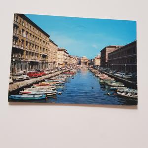 AK Trieste. Il Canale e la Chiesa di Sant'Antonio. Manchester Cheap Pice