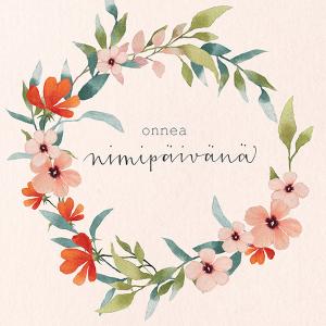 2-osainen kortti Henna Adel - Onnea nimipivn Free Shipping Official