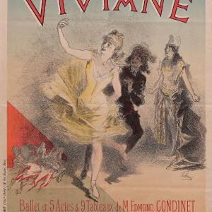 Viviane by Jules Chret - 1886 Excellent Sale Online