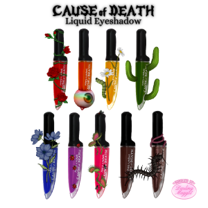 Cause of Death Single Liquid Eyeshadows (Rainbow Edition) Marketable Sale Online