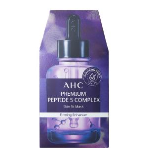 AHC Premium Peptide 5 Complex Skin Fit Mask 27ml (5 Pack) Cheap Sale Professional