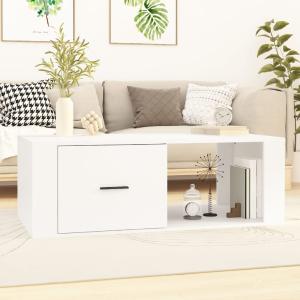 Salongbord hvit 100x50,5x35 cm konstruert tre New Styles Cheap Pice