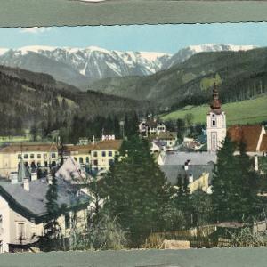 AK Sommerfrische Mrzzuschlag geg. Schneealpe. Pay With Visa