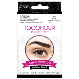 1000 Hour Eyelash & Brow Dye Kit - Natural Black Sale Ebay