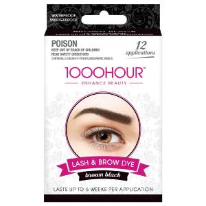 1000 Hour Eyelash & Brow Dye Kit - Brown Black Buy Cheap Free Shipping