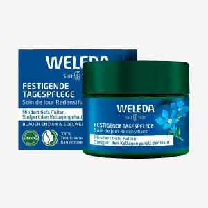 Weleda Festigende Tagespflege Blauer Enzian & Edelweiss Tumblr
