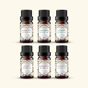 6 Lip Flavour Oil Sample Kit - 10 Ml Each Free Shipping 2025