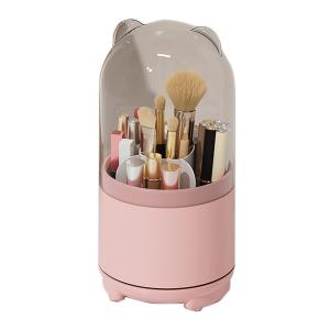 360 Rotating Dust-proof Cosmetic Storage Box, Pink Outlet Finishline