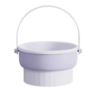 3-in-1 Makeup Brush Cleaner, Drying Basket - Light Purple Outlet Discount Sale