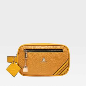 Apollo 1 Toiletry Bag in Mustard Great Deals Sale Online