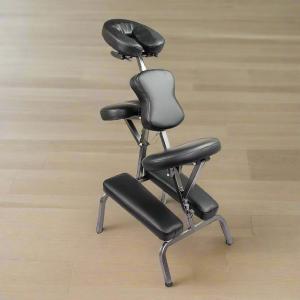 Danoz Direct - Forever Beauty Black Portable Beauty Massage Foldable Chair Table Therapy Waxing Aluminium Cheap Sale Inexpensive