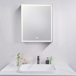 AQUAPERLA SILVER LED SHAVING CABINET DOUBLE-SIDED MIRROR 600MM Cheap Sale Exclusive