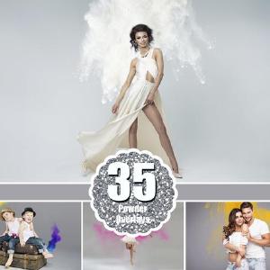 35 Floating colour powder Dust Photoshop Overlays, Sparkling Glitter powder, colored magic dust effect, Background Backdrops png Comfortable Cheap Online