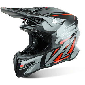 Avanger 2XL Grey Matt Twist Helmet MX Airoh XXL Free Shipping Very Cheap