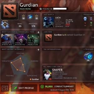 Guardian V | MMR: 1540 - Behavior: 10000 Cheap Visit